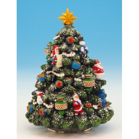 Spieluhr geschmückter Weihnachtsbaum